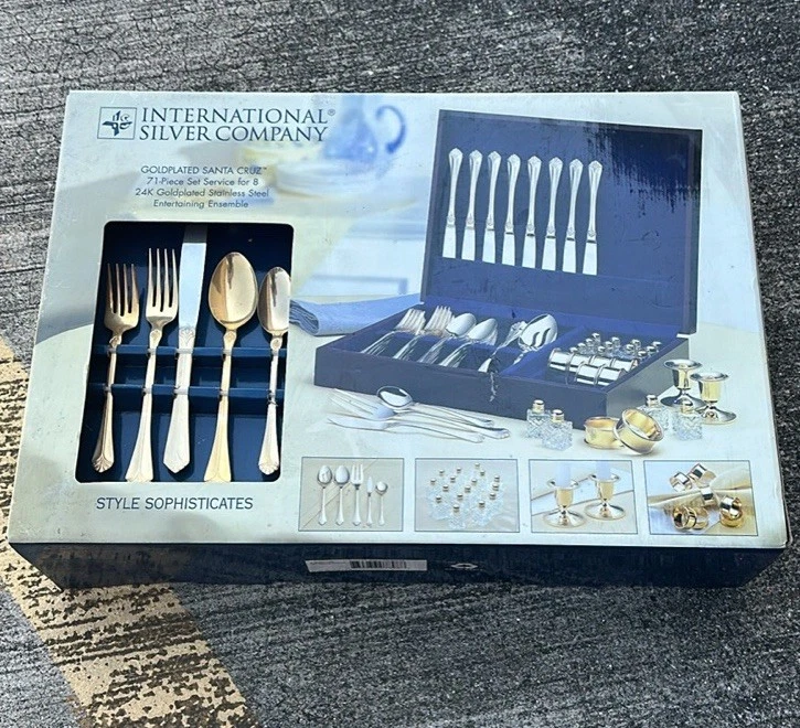 International Silver Flatware-Place Setting Antique US Silver