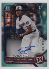 2022 Bowman Draft Chrome Pick Aqua Lava Refractor 66/199 Trey Lipscomb Auto 0w27