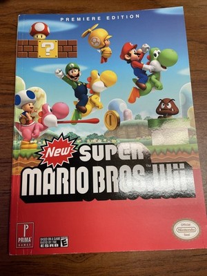 New Super Mario Bros Wii-Prima Strategy Guide-Premiere Edition