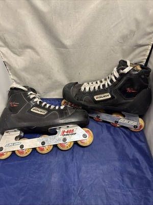 Bauer Reactor 3000 Roller Hockey Goalie Skates Adult Senior Size 8.5 Inline
