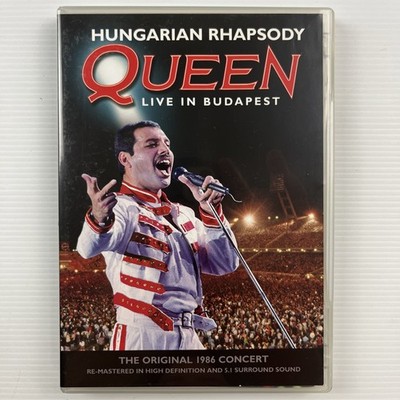 QUEEN Hungarian Rhapsody: Live in Budapest 1986 DVD All Regions Freddie Mercury