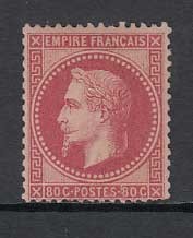 Francia - Correo 1867 Yvert 32 * Mh