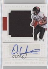 2016 Panini National Treasures Collegiate 84/99 DeAndre Washington #112 Auto 0f8