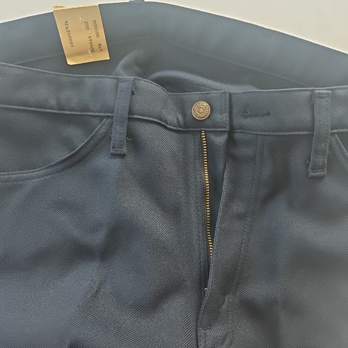 Vintage NOS 80’s Levi's 517 Saddleman Boot Cut Sta Prest Jeans Blue 36x34 NEW - Picture 5 of 6