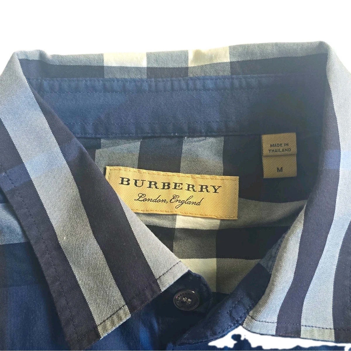 Burberry White Casual Button-Down Shirts for Men for sale | eBay