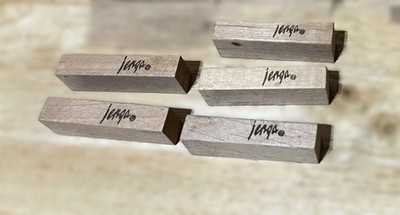Lot of 5 Replacement Blocks Milton Bradley Jenga Game 1986