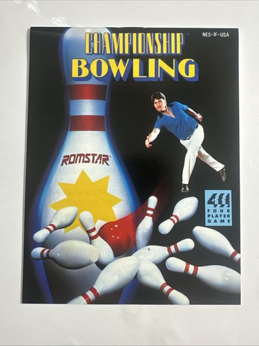 Championship Bowling (Nintendo, NES) Complete CIB - Tested *GREAT SHAPE* - Picture 15 of 24