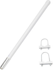 Dual Band Fiberglass Radio Antenna, UHF VHF 144/430Mhz Base Antenna, 17 Inches S
