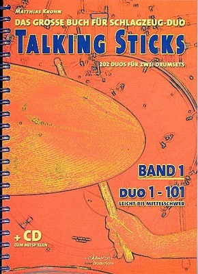 Krohn, Matthias - Talking Sticks Band 1 (+CD) (dt) - für 2 Schlagzeuge
