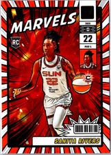 2025 Donruss WNBA #5 Saniya Rivers RC Net Marvels