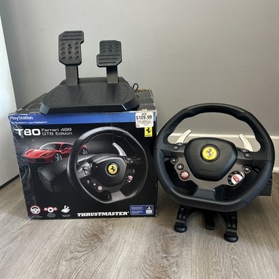 Thrustmaster T80 Ferrari 488 GTB Edition Racing Wheel & Pedals PS4 PS5 PC Tested