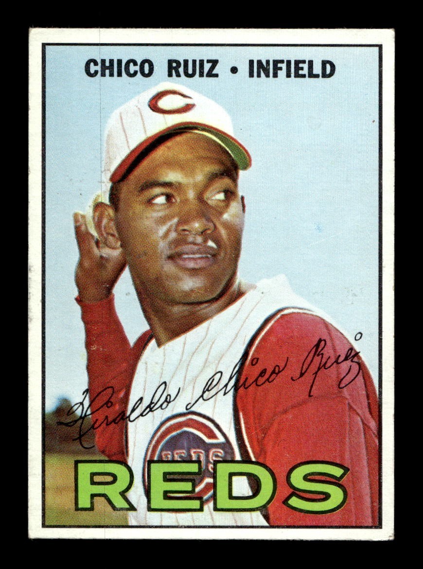 1967 Topps #339 Chico Ruiz Reds EX *5q