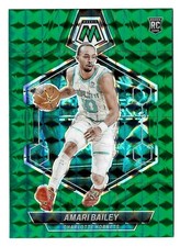 2023-24 Amari Bailey Panini Mosaic Mosaic Green Rookie - Charlotte Hornets