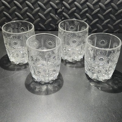 Godinger Whiskey Set Studio Crystal (4) Double Old Fashioned Glasses