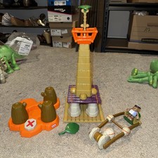 Little Tikes Dinosaur Builders I Fell Tower B. C. Caveman Set 2005