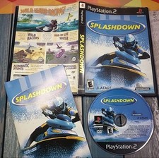 Splashdown (Sony PlayStation 2, 2001) PS2 Complete w/ Manual CIB (Atari Studio)