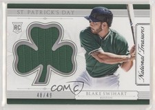 2015 Panini National Treasures St Patrick's Day 48/49 Blake Swihart #1 n8q