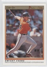 1991 O-Pee-Chee Premier Dwight Evans #39 m5x