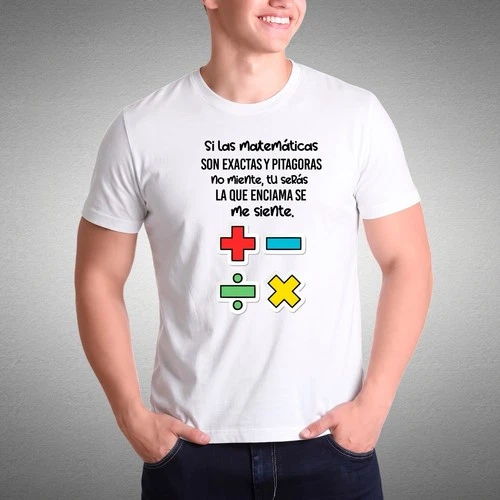 Funny T-Shirt gift Mexican 108 Matematicas Pitagoras Exactas Encima De Mi Humor image 3