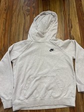Nike Sportswear Club Fleece Pullover Hoodie Light Grey Size M