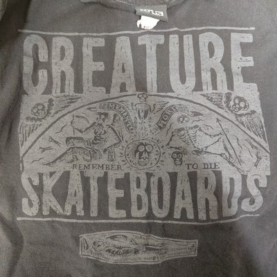 Creature Skateboards Shirt - Remember To Die - 2xl - Black
