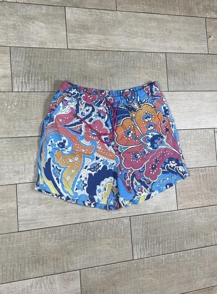 Men Etro Shorts Multicolor 36 / XL / 50