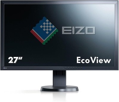 EIZO FlexScan 27 inch EV2736W Color LCD Monitor DVI DisplayPort Used