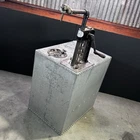 Vintage BOWSER MOTOR OIL LUBESTER PUMP Gas Station Can Sign Antique Car WORKING