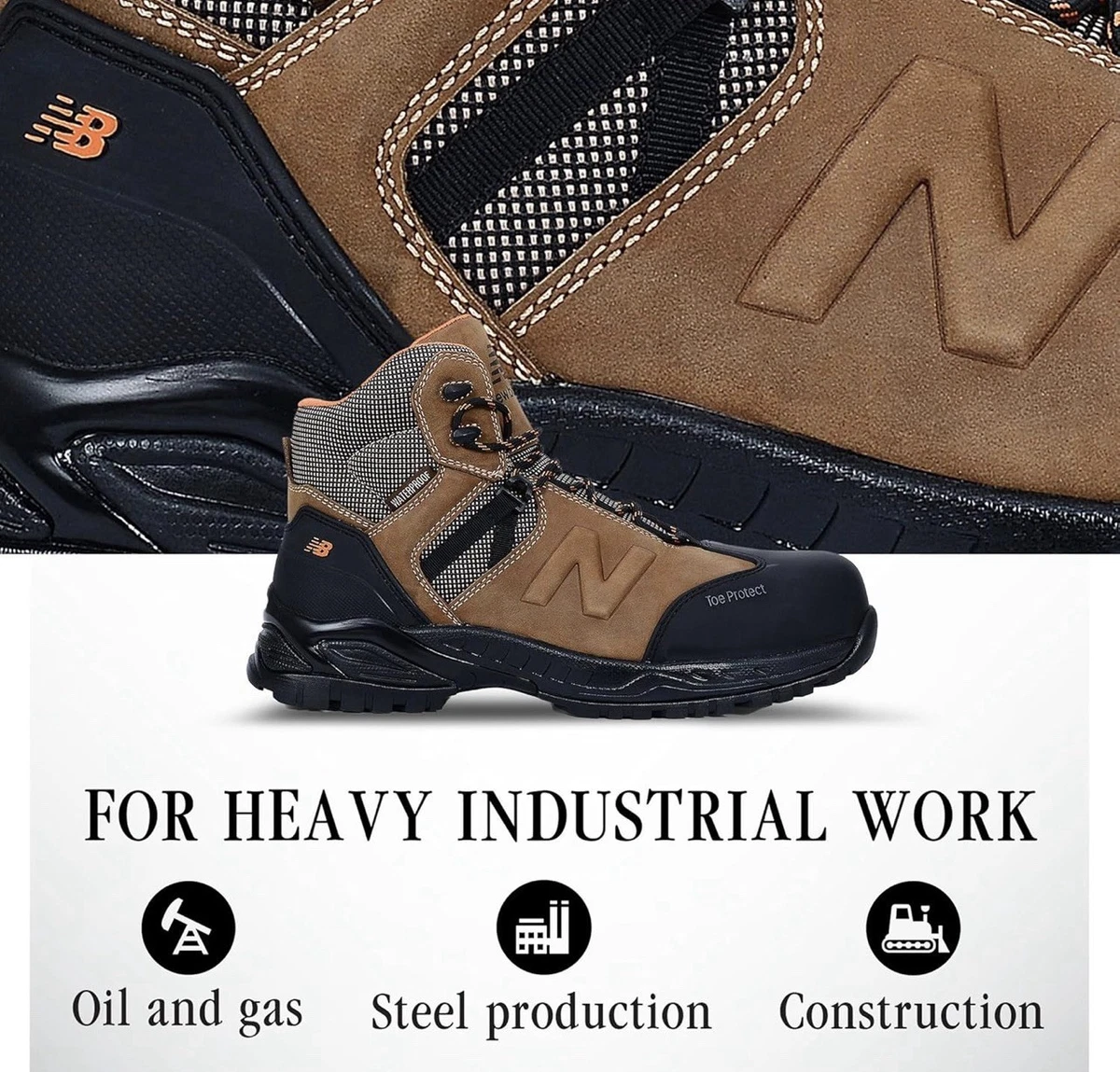 New Balance Allsite Composite Toe Work Boots Men’s 11 Waterproof