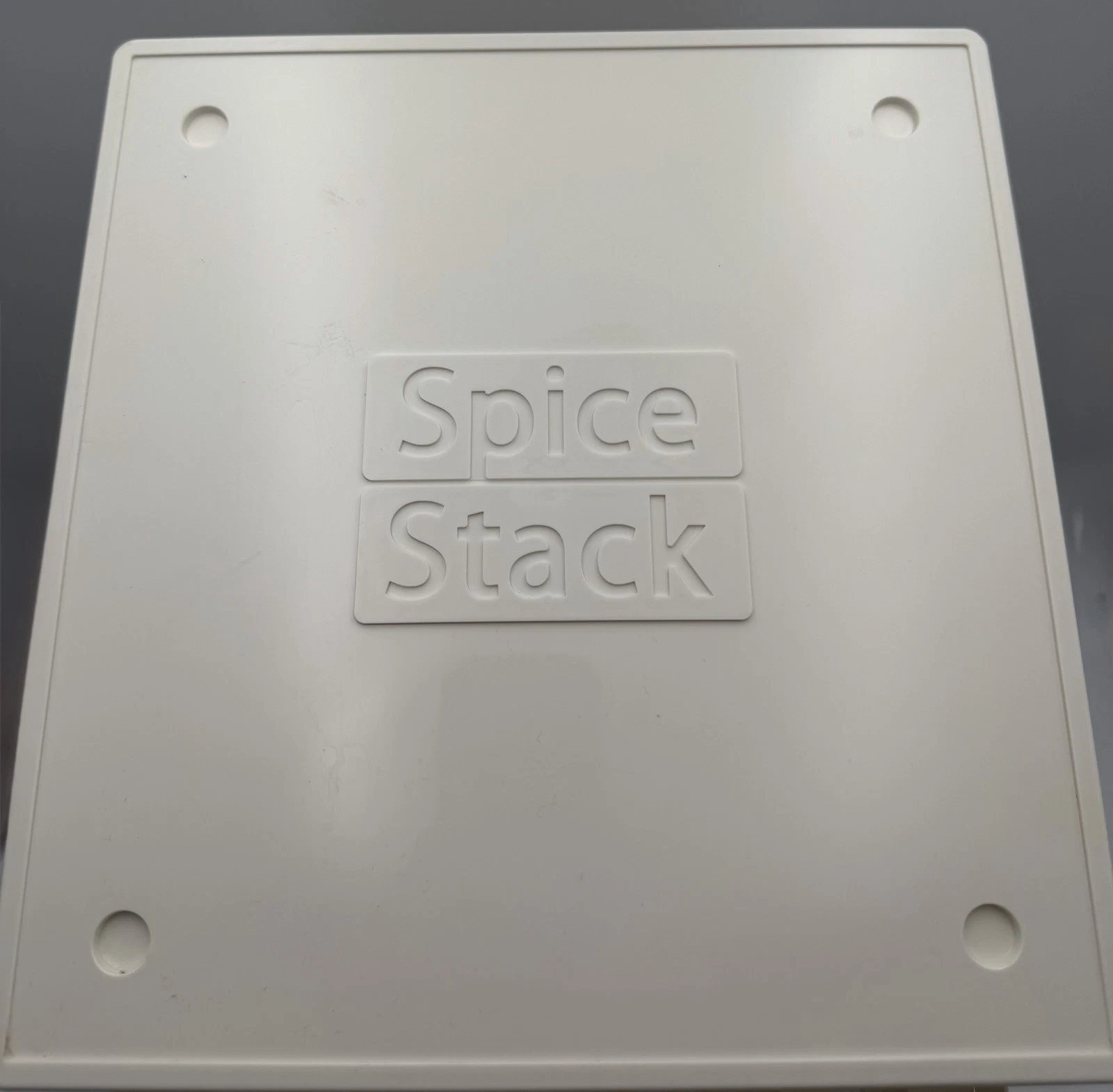 YouCopia SpiceStack Organizer White 3 Tier Spice Rack 8.75” x 10.5” x 11”