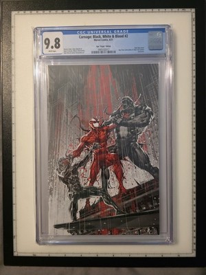 CARNAGE BLACK WHITE AND BLOOD #2 CGC 9.8 KAEL NGU VIRGIN VARIANT MARVEL COMICS 