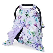 CARUILI Car Seat Cover Baby, Peekaboo Opening Carseat Covers Baby Girl, Warm ...