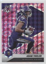 2021 Panini Mosaic Pink Camo Mosaic Prizm Adam Thielen #133 0i1i