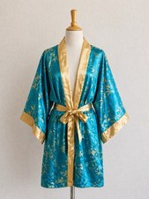 100% Silk Blue & Gold