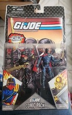 GI JOE 25TH ANNIVERSARY COMIC PACK Black Head DESTRO & IRON GRENADIER