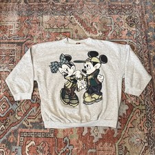 VTG Mickey Unlimited JERRY LEIGH Sweatshirt Crewneck Mickey MINNIE Mouse 3X OSFA