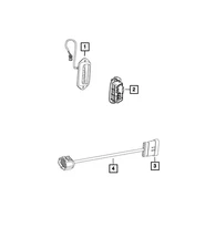 Genuine Mopar SLIDING DOOR RIGHT - WIRING | Mopar 68266412AA 68266412AA