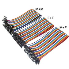 40pcs 20cm Dupont Wire Cables Male to Male Female Breadboard Jumper Arduino DIY