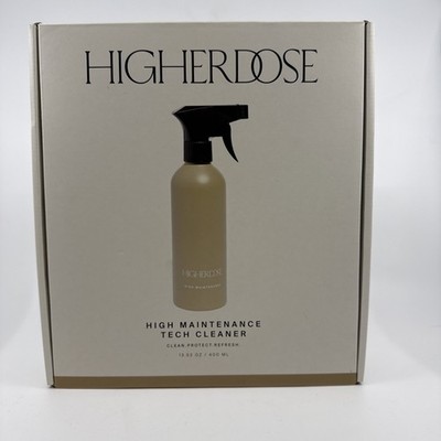 HigherDOSE High-Maintenance Tech Cleaner Kit with Spray Bottle And Refills NEW
