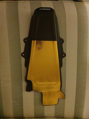 Panigale V4 100% CARBOTT Carbon Matt Fuel Lower Tank Protector 