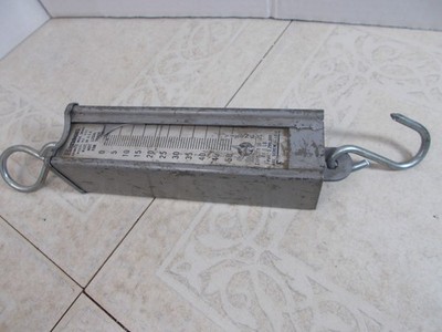 Hanson Hanging Scale Model 895 Capacity 50 lbs Made In U.S.A. vtg