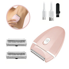 3in1 Trimmer Painless Rechargeable Wet Dry Shaver Mini Electric Razor for Women