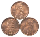 Choice Unc 1941 P+D+S Lincoln Wheat Cent Gem BU Collection Lot Set *9718