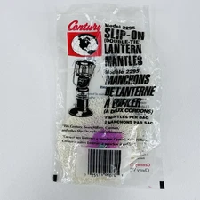 Century Slip-On Double Tie Lantern Mantles Model 2295 - 1 pack of 2 Mantles