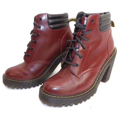 Dr. Martens Red High (3-3.9 in) Heel Height Boots for Women for