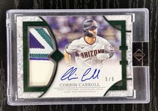 2024 Topps Transcendent Corbin Carroll Patch Auto /5 