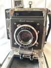 BUSCH PRESSMAN 2X3 Art Deco Press Vintage Camera - 101mm Wollensak f4.5 Lens — photo 7