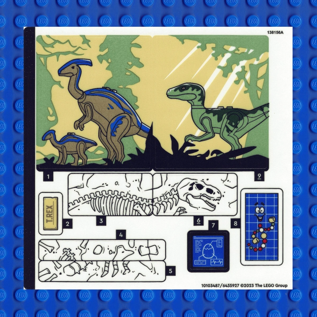 Rex LEGO (R) Stickers for sale | eBay