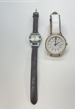 Anne Klein Silver & Gold Tone Ladies Watch Lot 60.9g