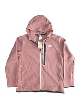 NWT Nike Sportswear Tech Fleece Knit Full-Zip Mens S Hoodie Red Stone Jacket Dri
